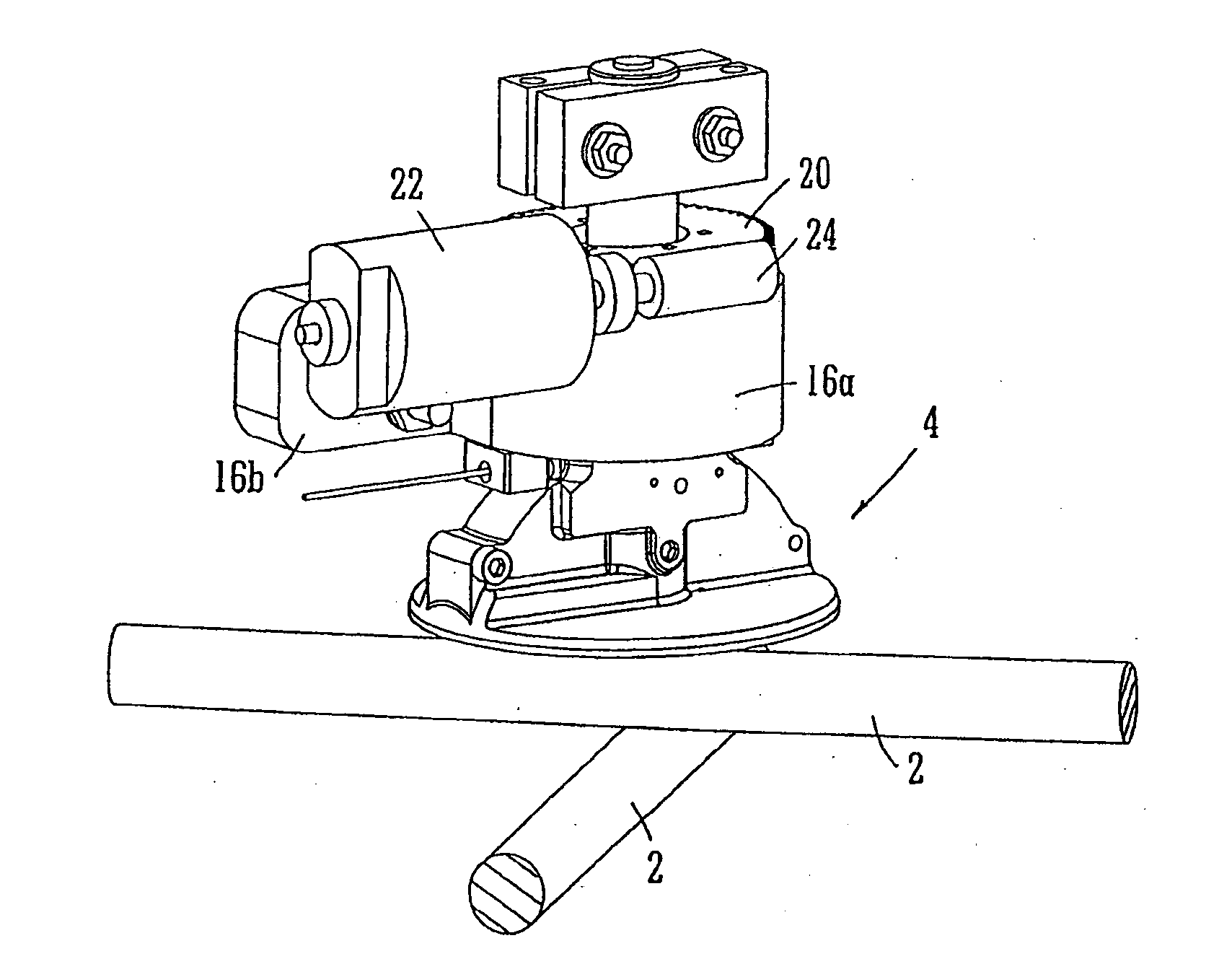 Machine for binding reinforcement bars