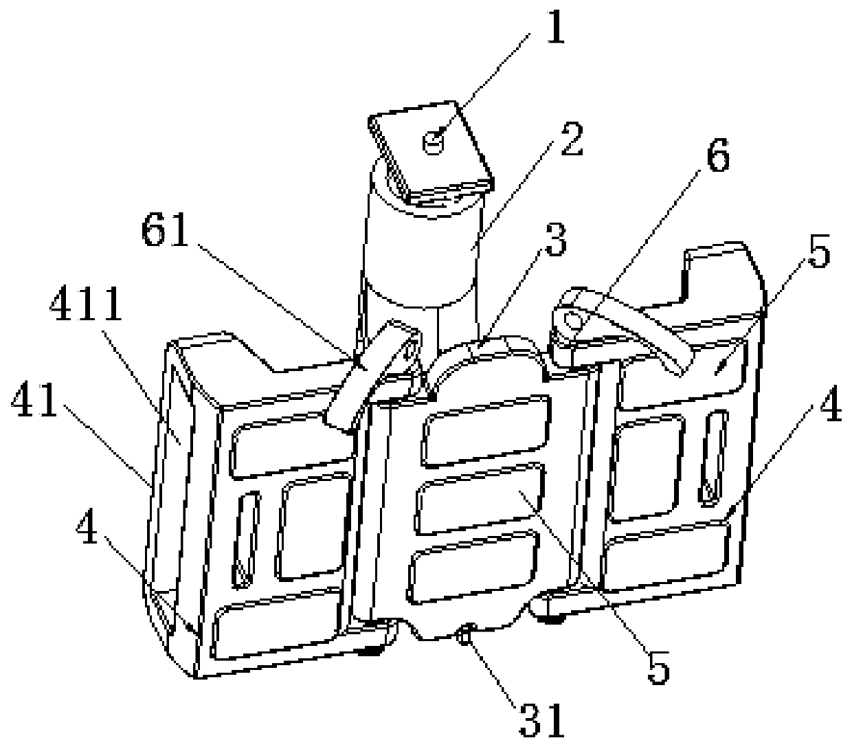 Magnetic adsorption mobile stand