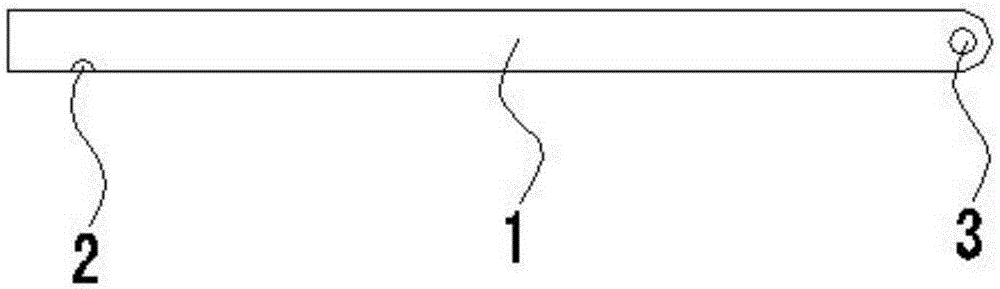 Simple rotary folding ruler