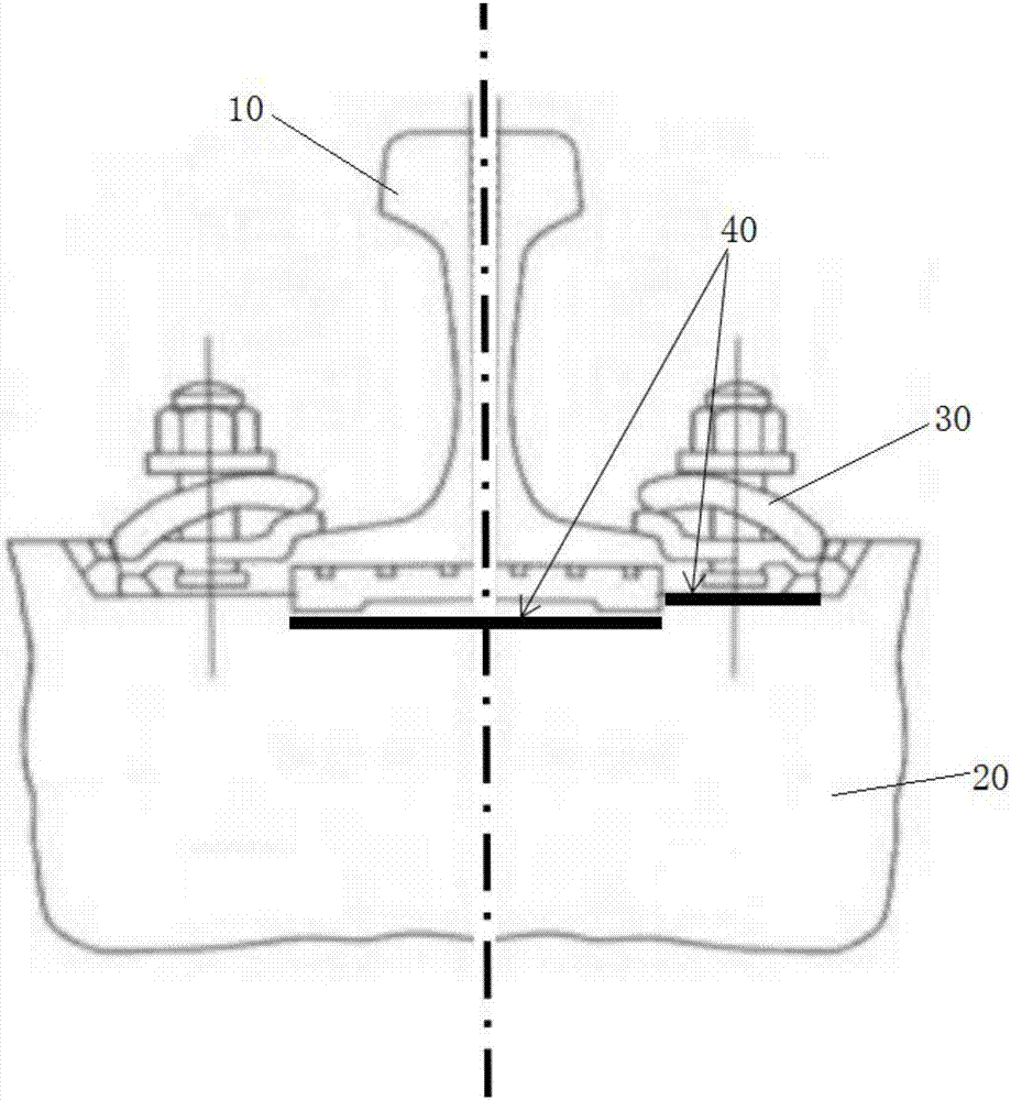 Method for measuring structural deformation of ballastless rail in real time based on piezoelectric ceramic technology