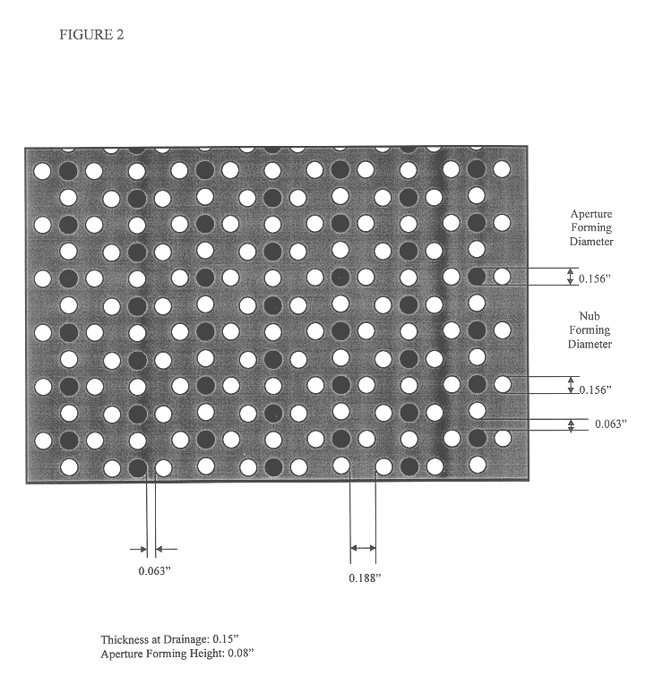 Imaged nonwoven fabric for imparting an improved aesthetic texture to surfaces