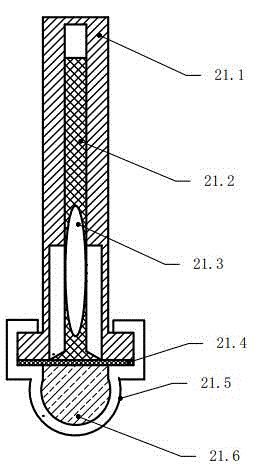 Water-cooling and air-cooing interactive type heat dissipation device for diesel engine