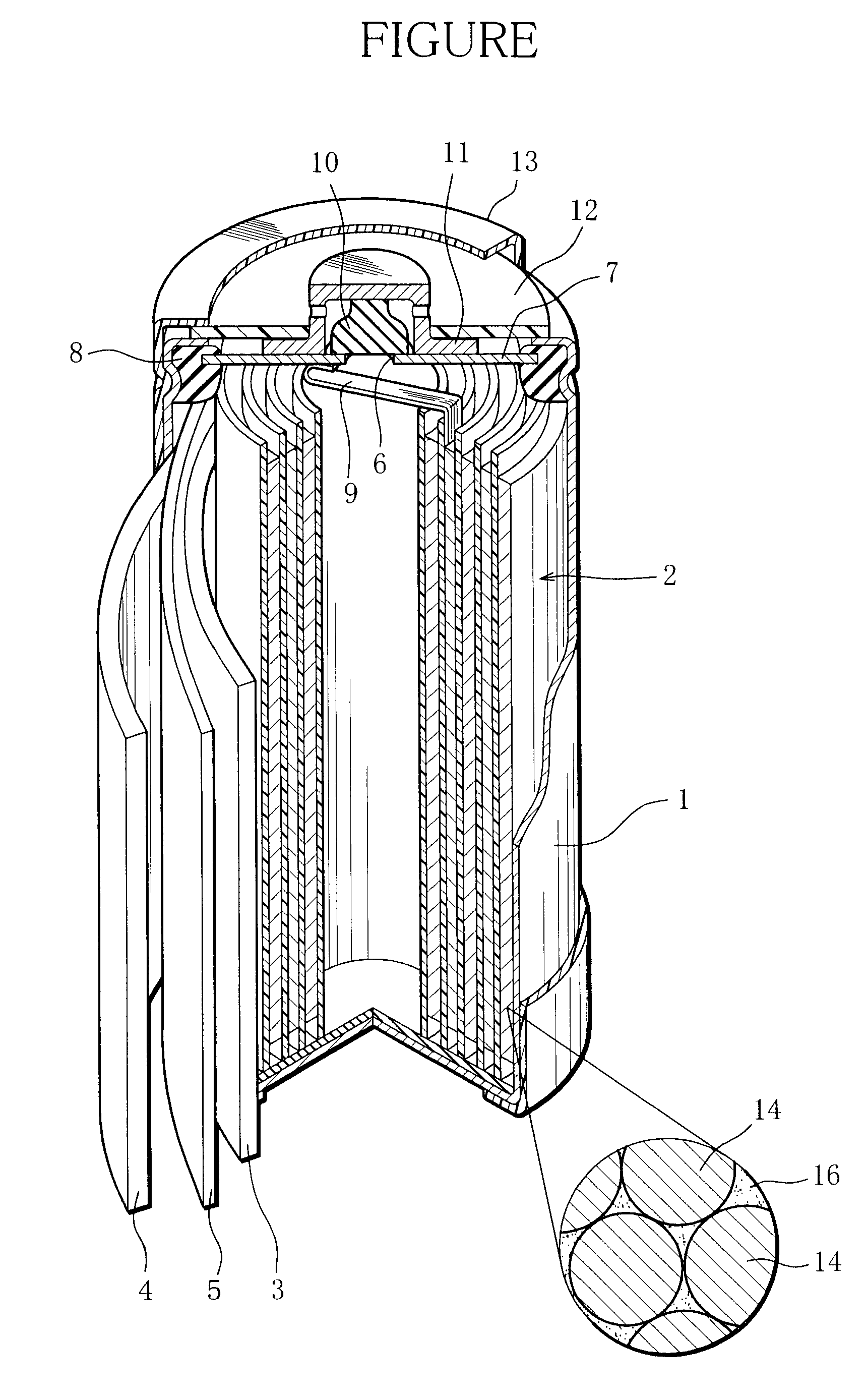 Alkaline storage cell