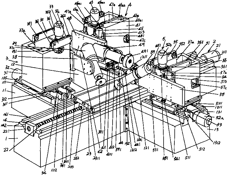 Multi-station grinding machine for processing needle bed inserts of computer flat knitting machine