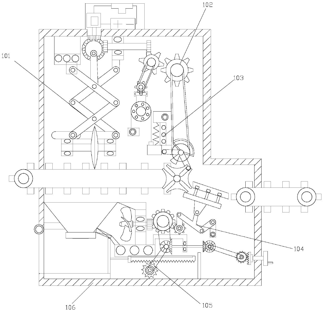 A new type of cutting device for rubber and plastic sheets