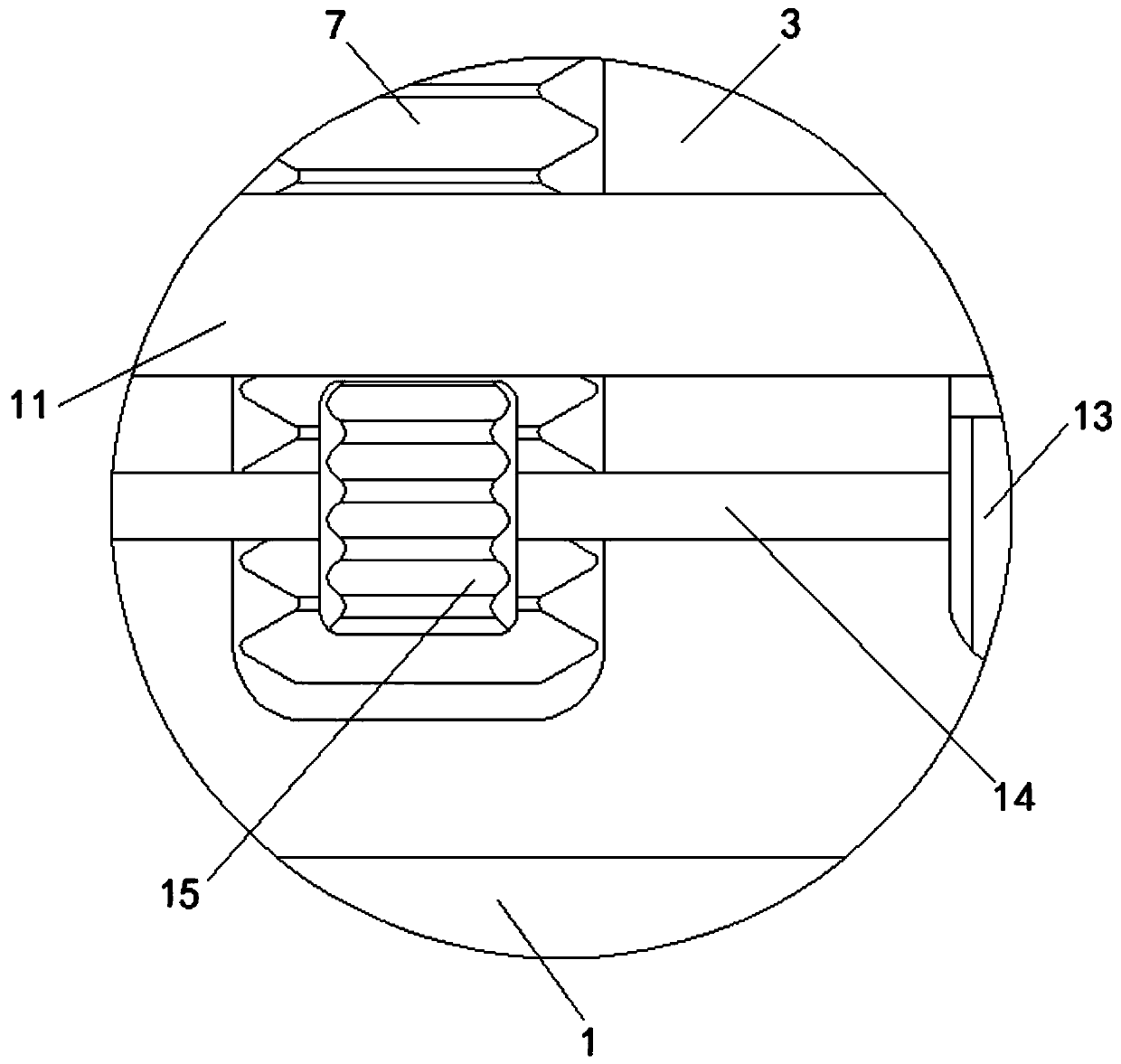 Logistics supply chain order picking device based on automatic identification technology