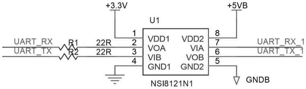 Two-wire system multiplexing circuit