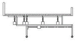 Multifunctional ultrasonic examining bed