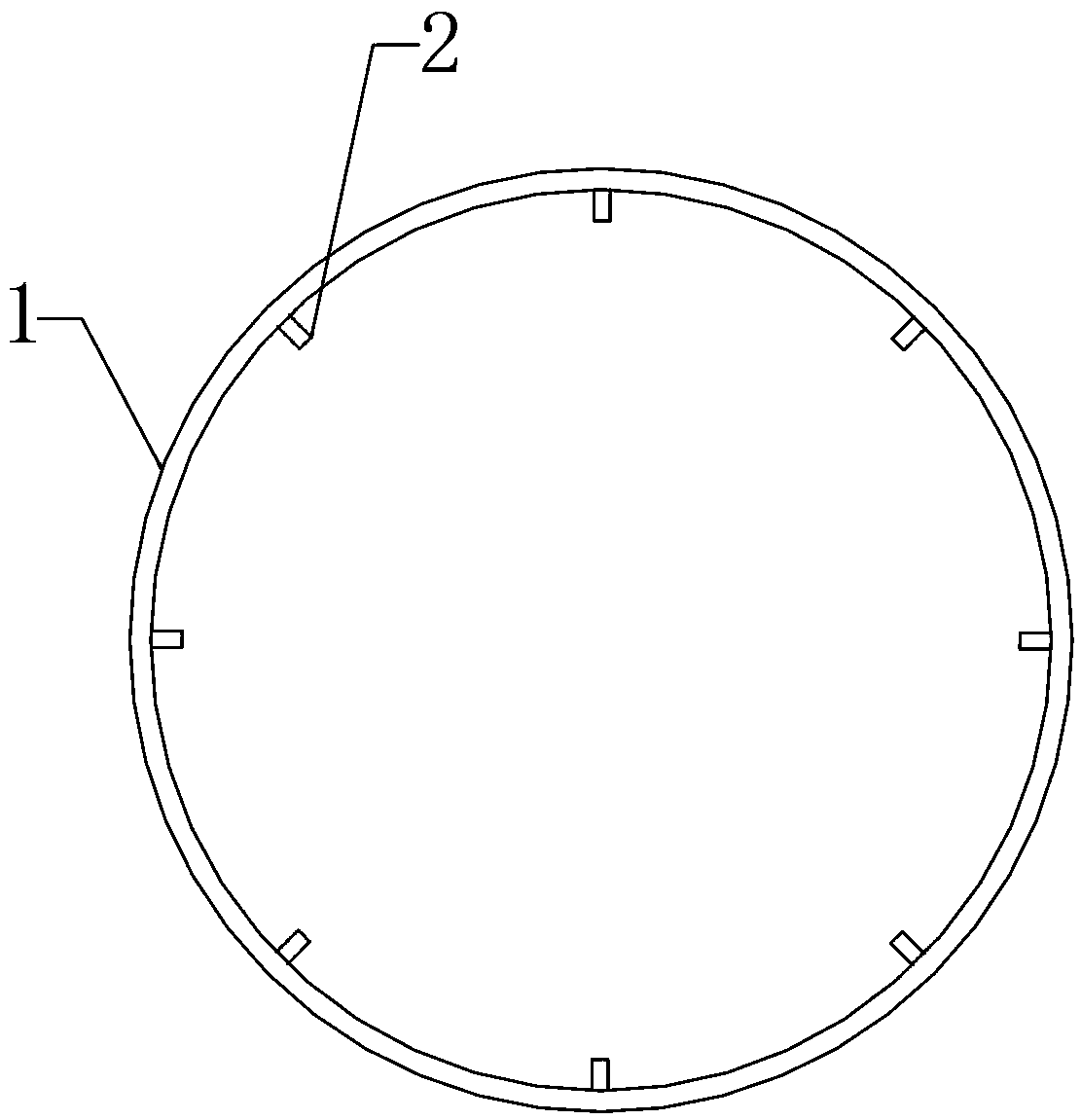 Ribbed steel tube concrete column and its design method