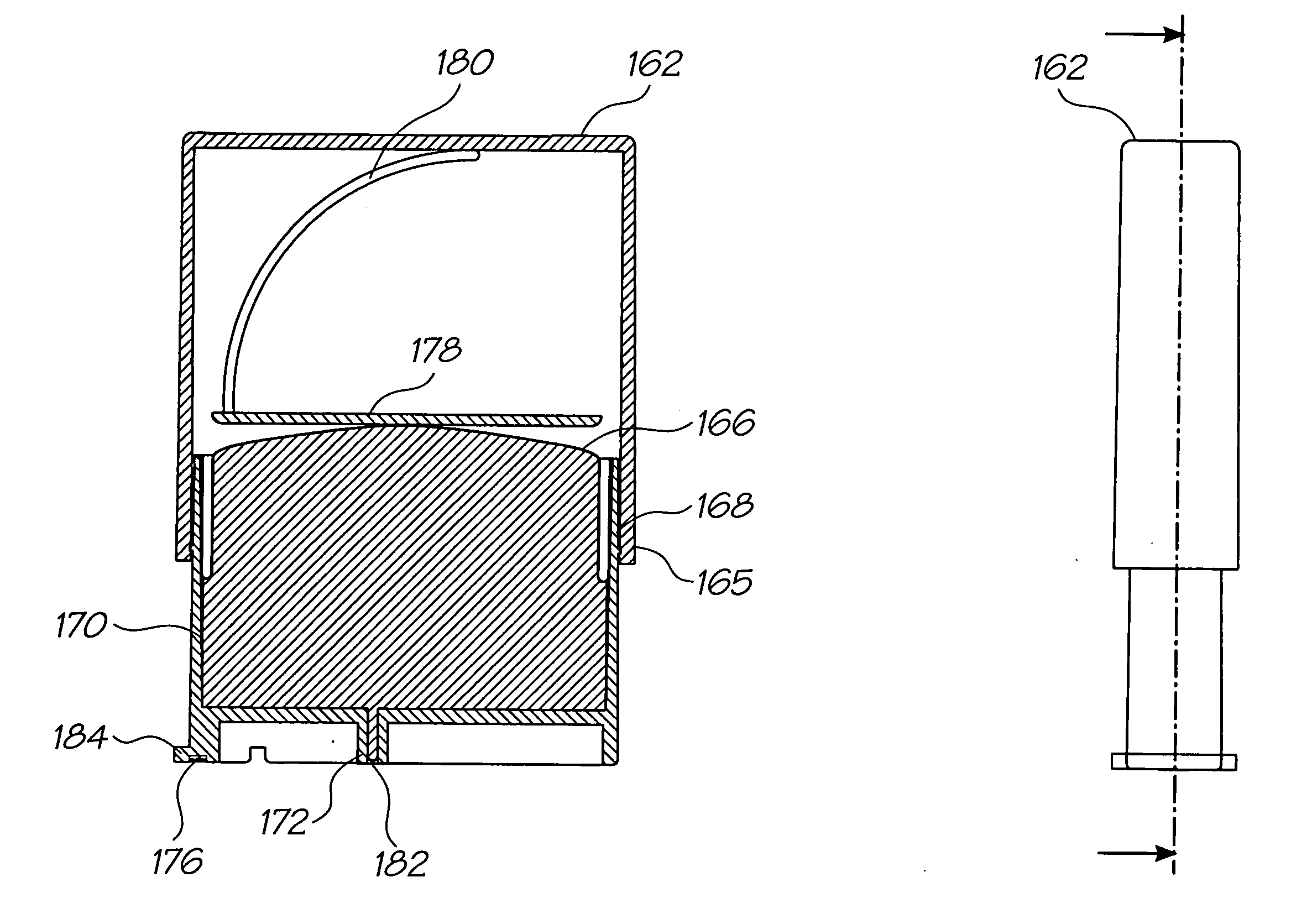 Inkjet printer cartridge refill dispenser