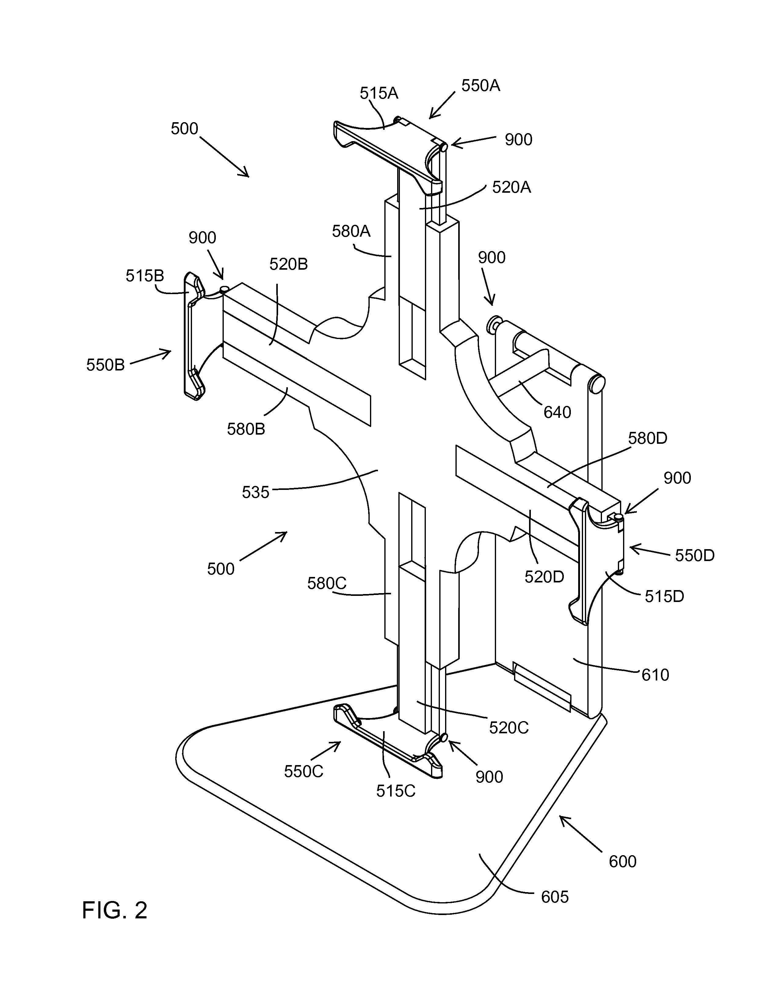 Quick-release universal tablet holder for desktops and floor stands