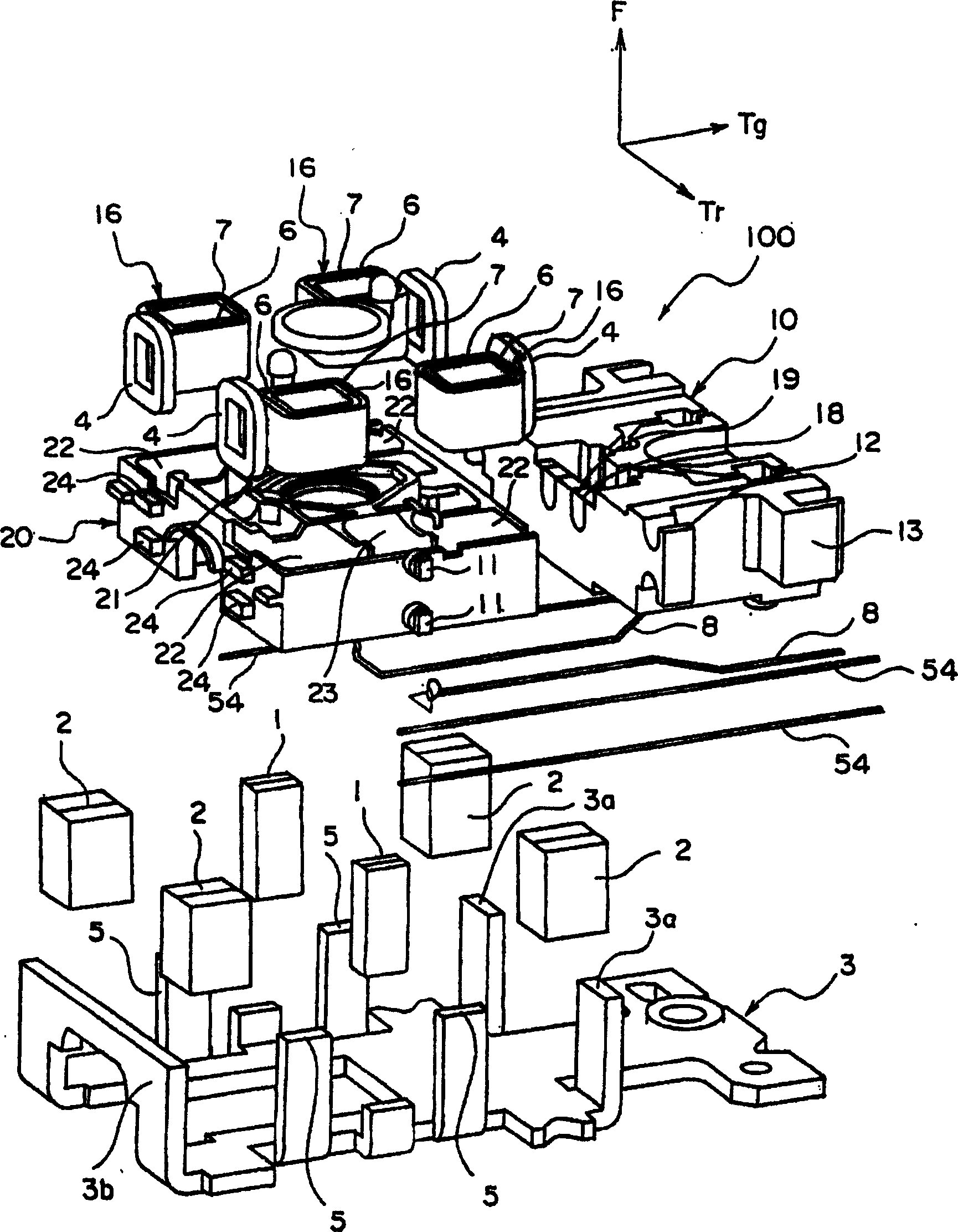 Objective lens driving device