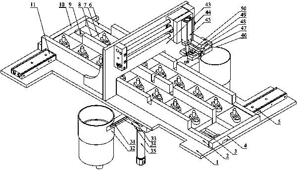 Production system for automatic assembling of automobile horn assembly