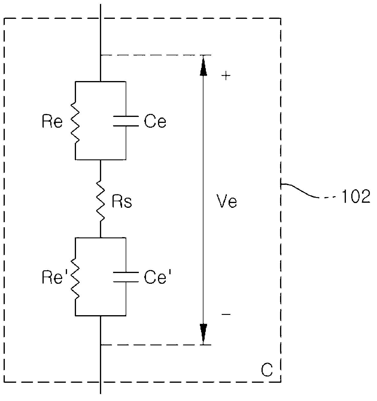 Apparatus for measuring interfacial impedance between the body and a simulating electrode