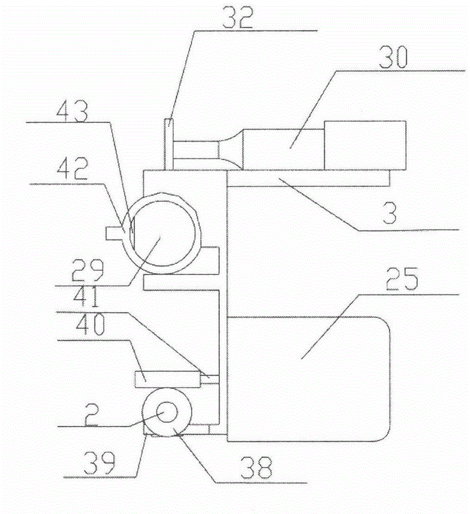 Self-walking greenhouse air curtain type electrostatic spraying vehicle