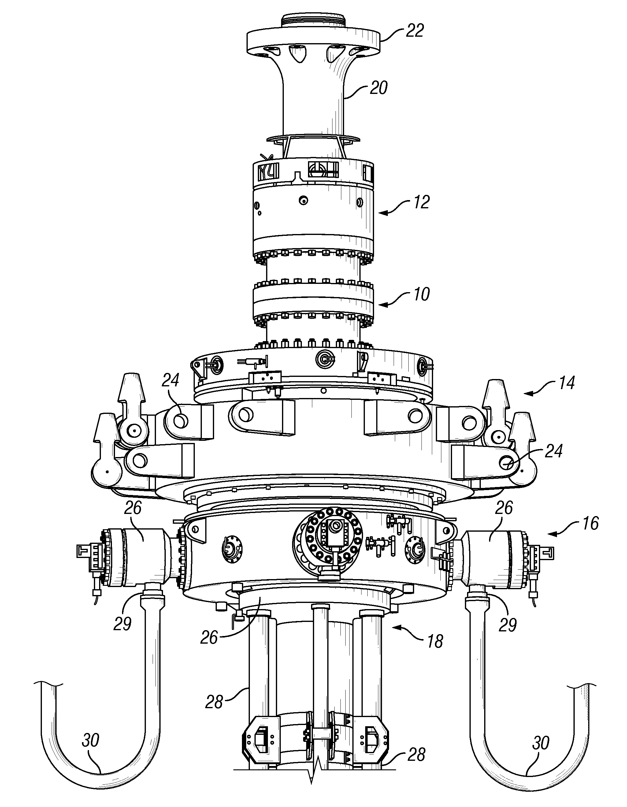 Hands free gooseneck with rotating cartridge assemblies