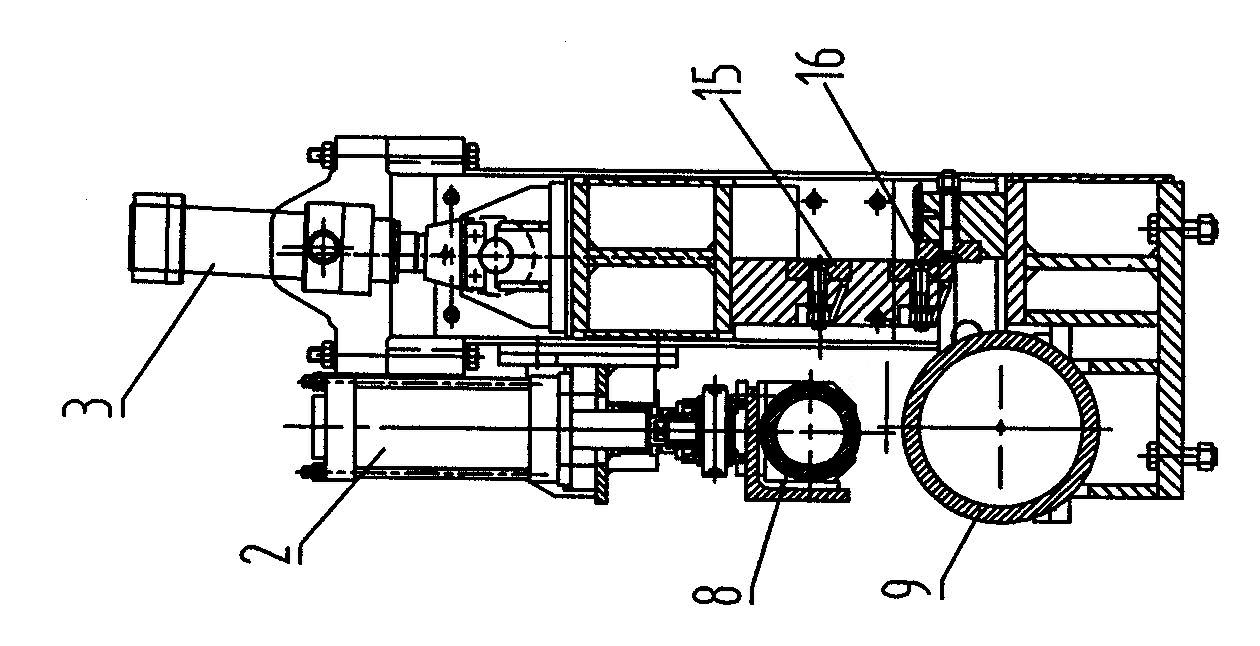 Dragging length-measuring thin plate hydraulic cutter