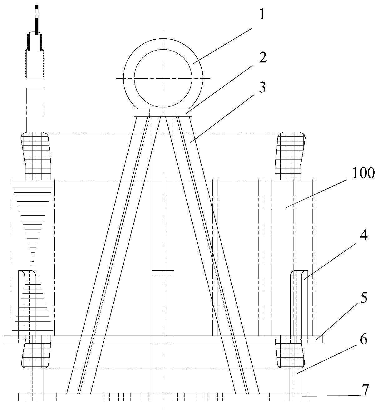 Special tool for motor stator transfer