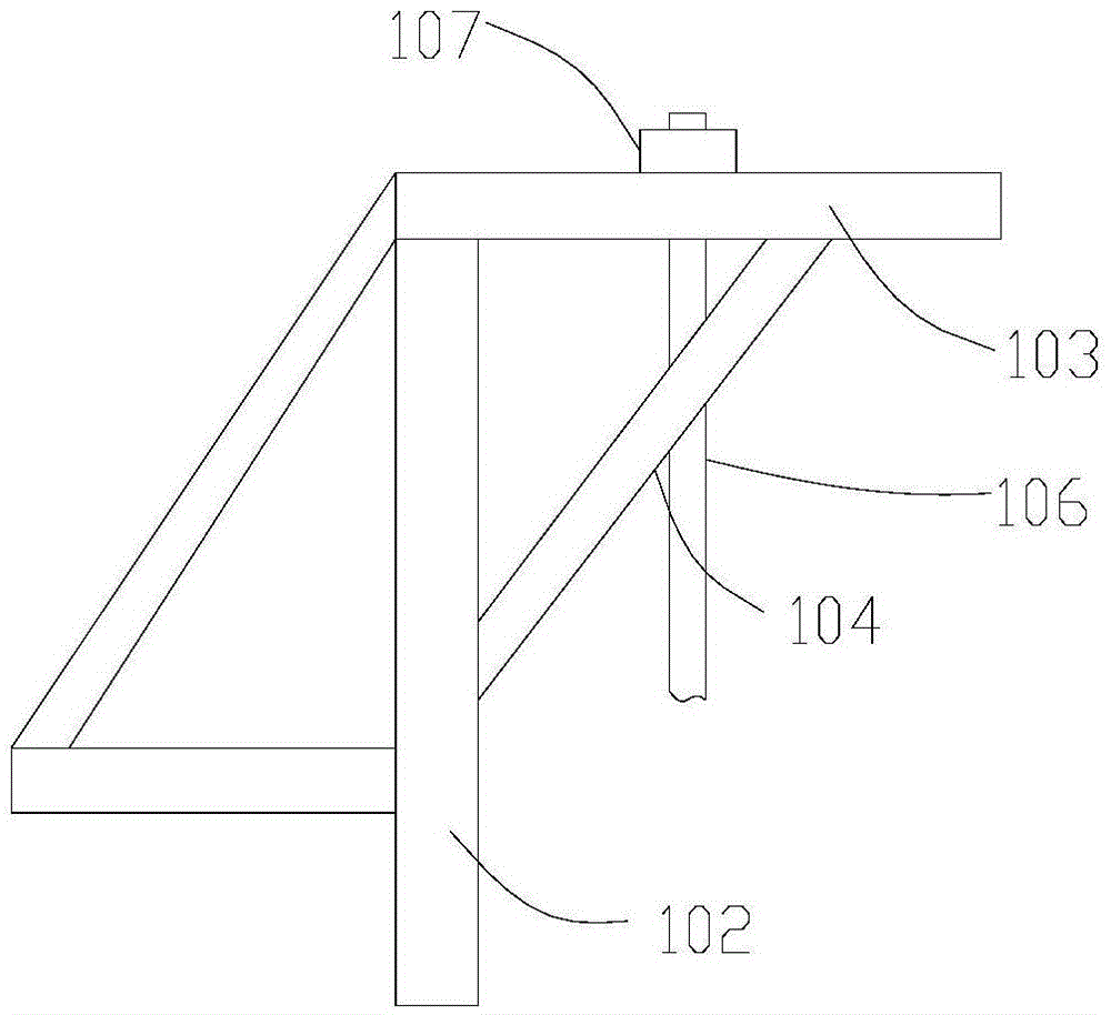 High concrete pier construction formwork device