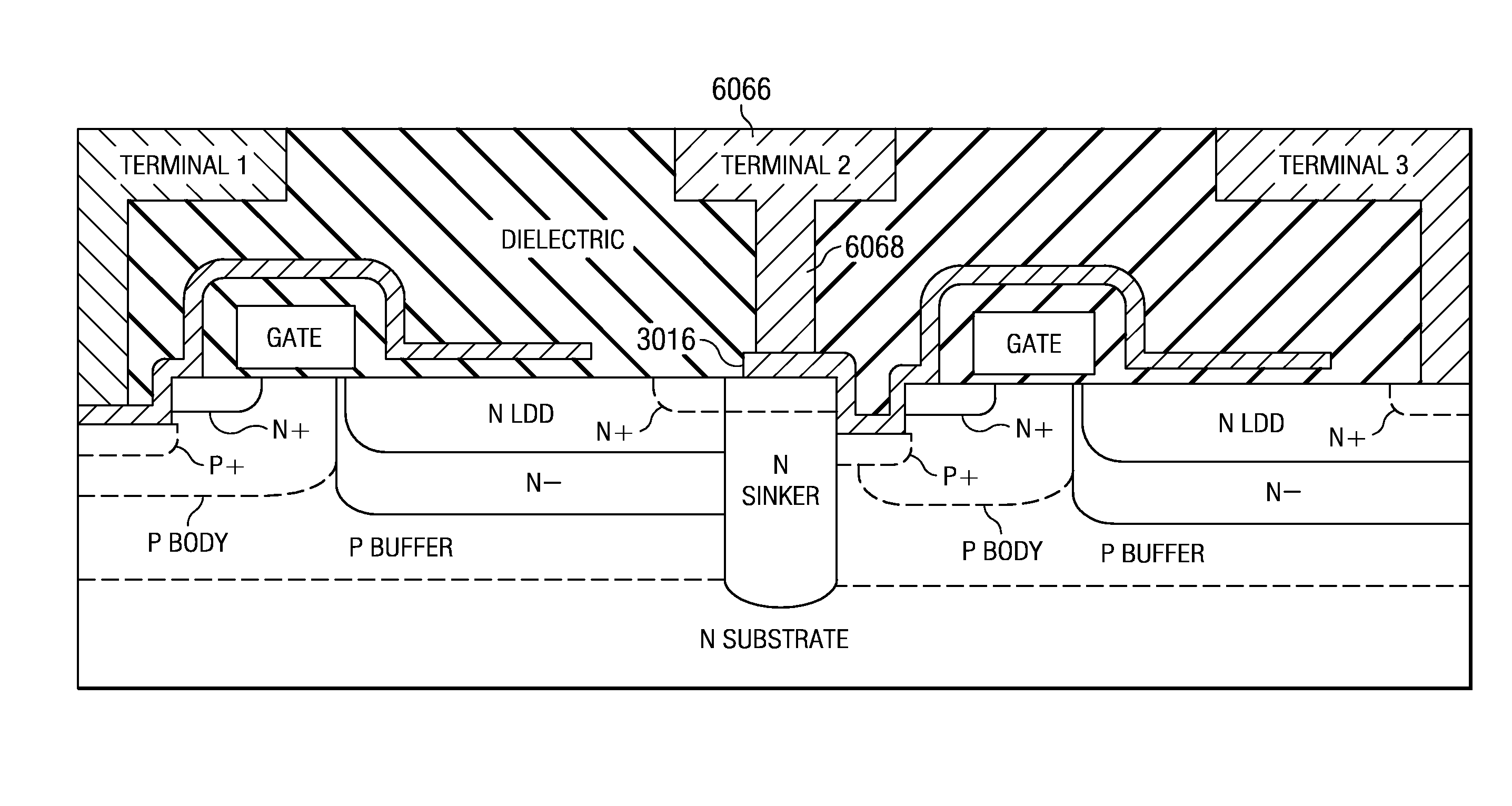 High voltage power integrated circuit