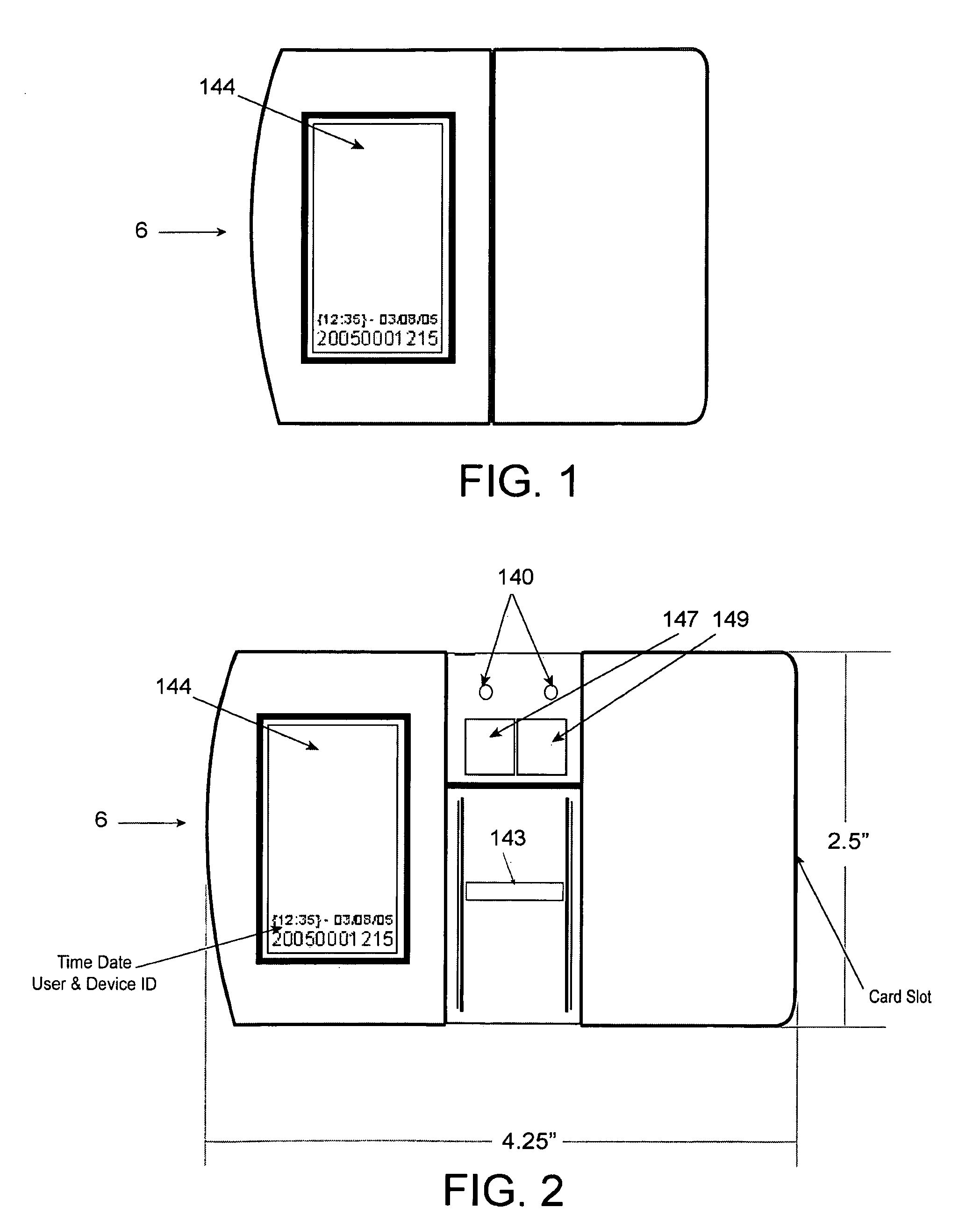 Biometrically secured identification authentication and card reader device