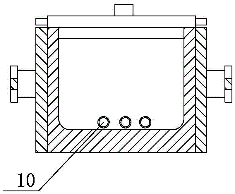 Moulding basin for moulding two ladles at same time