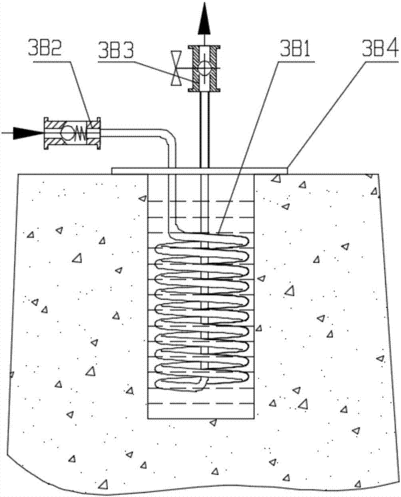 Device system and method for achieving carbon dioxide cyclic power generation through geothermal energy