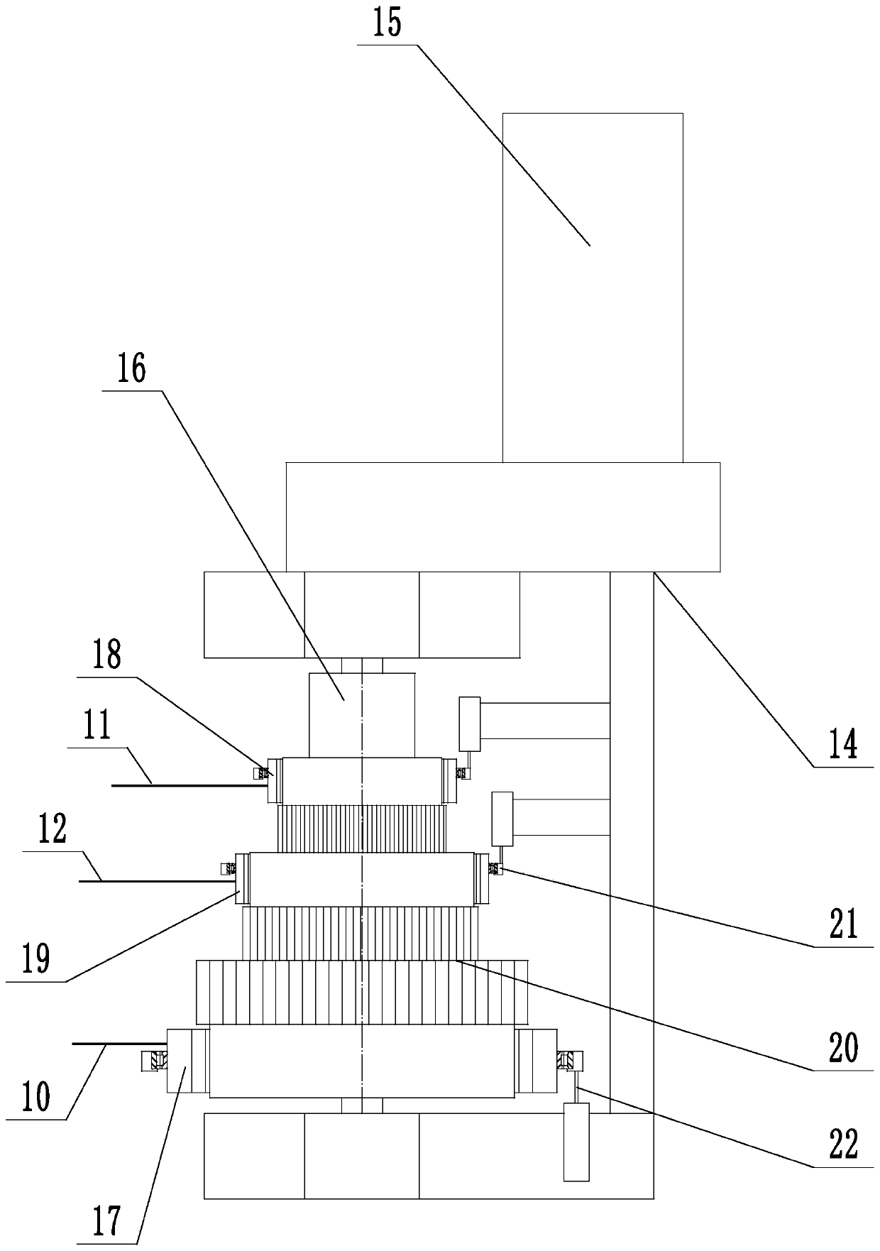 A structure and method for controlling the opening and closing of trawl nets by using unmanned ships