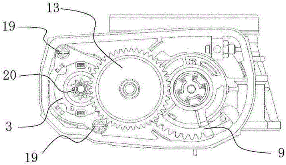 Electric air flow control device for internal combustion engines