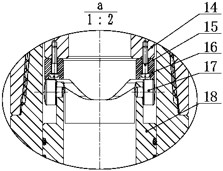 Screw type negative pressure pulse hydraulic oscillator