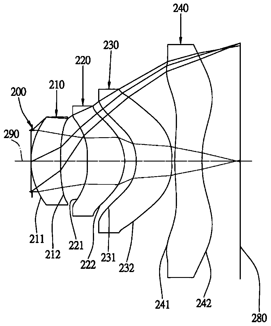 Four-piece infrared single-wavelength lens set