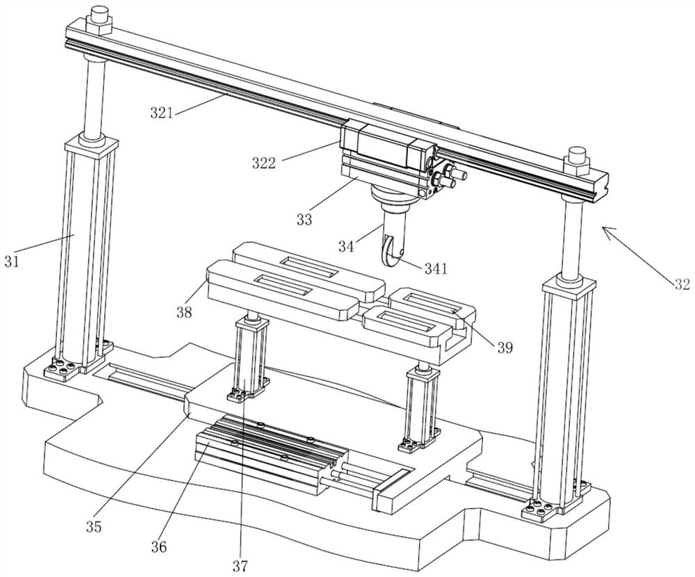 A corrugated paper creasing device