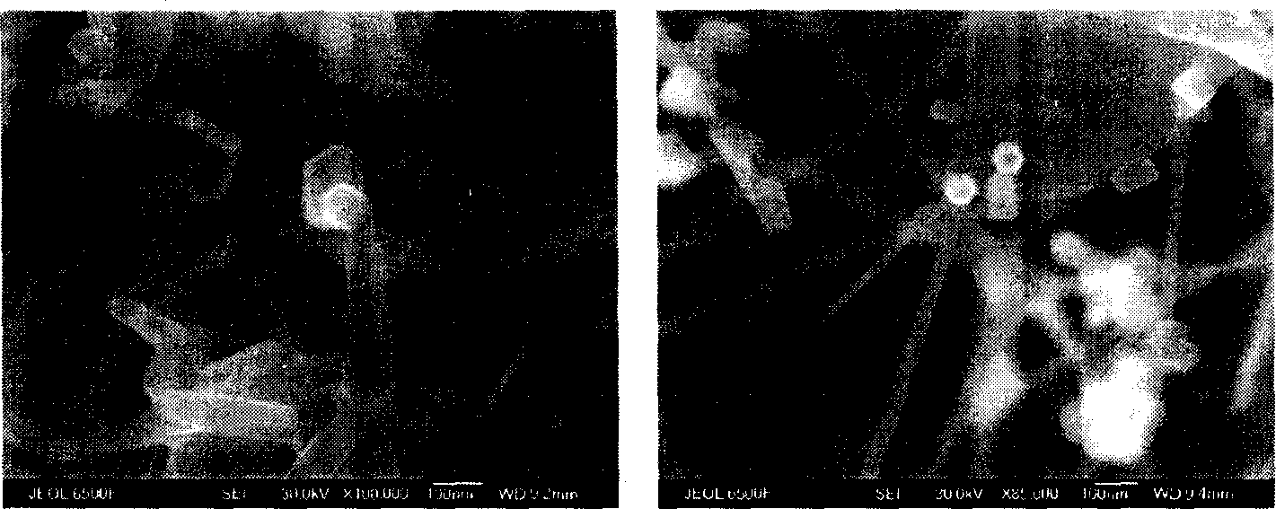 Method and device for in situ preparing zinc oxide nanometer crystal using coaxial oxygen transporting laser