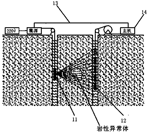 ARM-based inter-pore elastic wave collection device and control method thereof