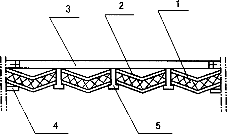 Plastic ripple silk net scum skimmer and the manufacturing method thereof