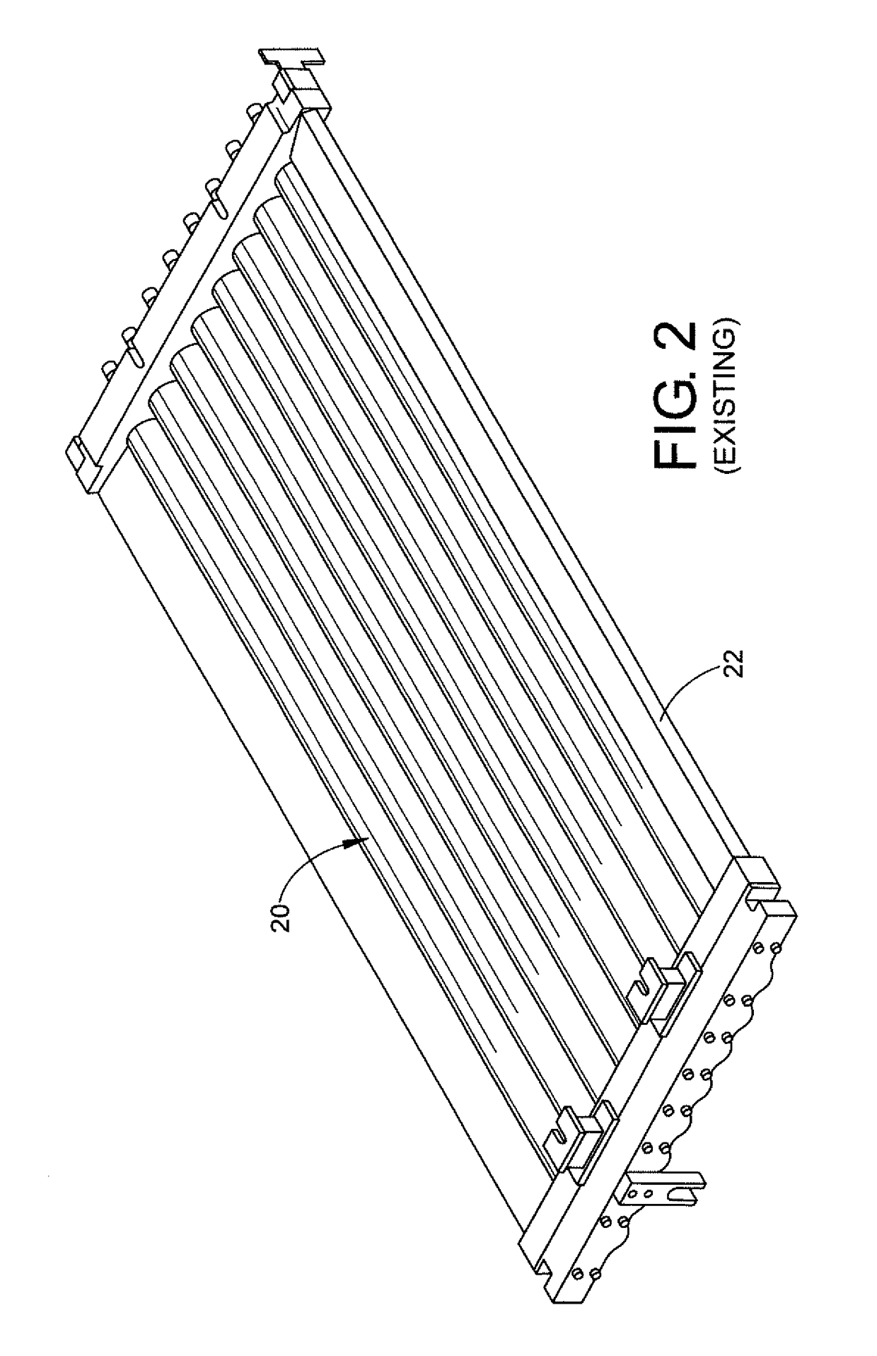 Closed loop roller leveler with oscillating laser sensors