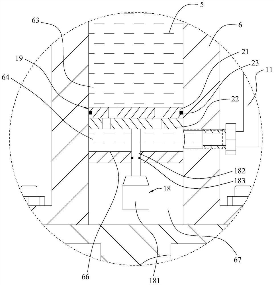 Nonlinear spring-variable damping system with self-adaptive damping function and moving platform system