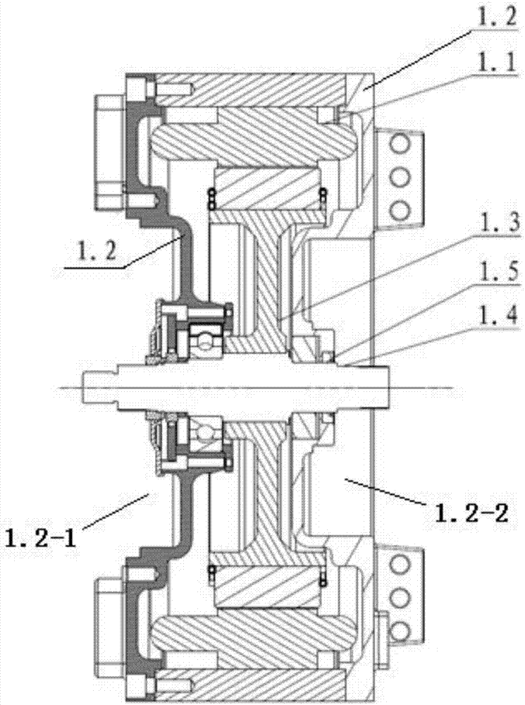 Integrated hub motor driving unit