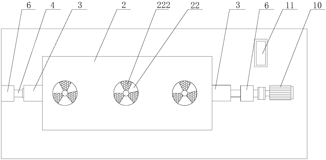 Hot air drying device for vegetable product manufacturing