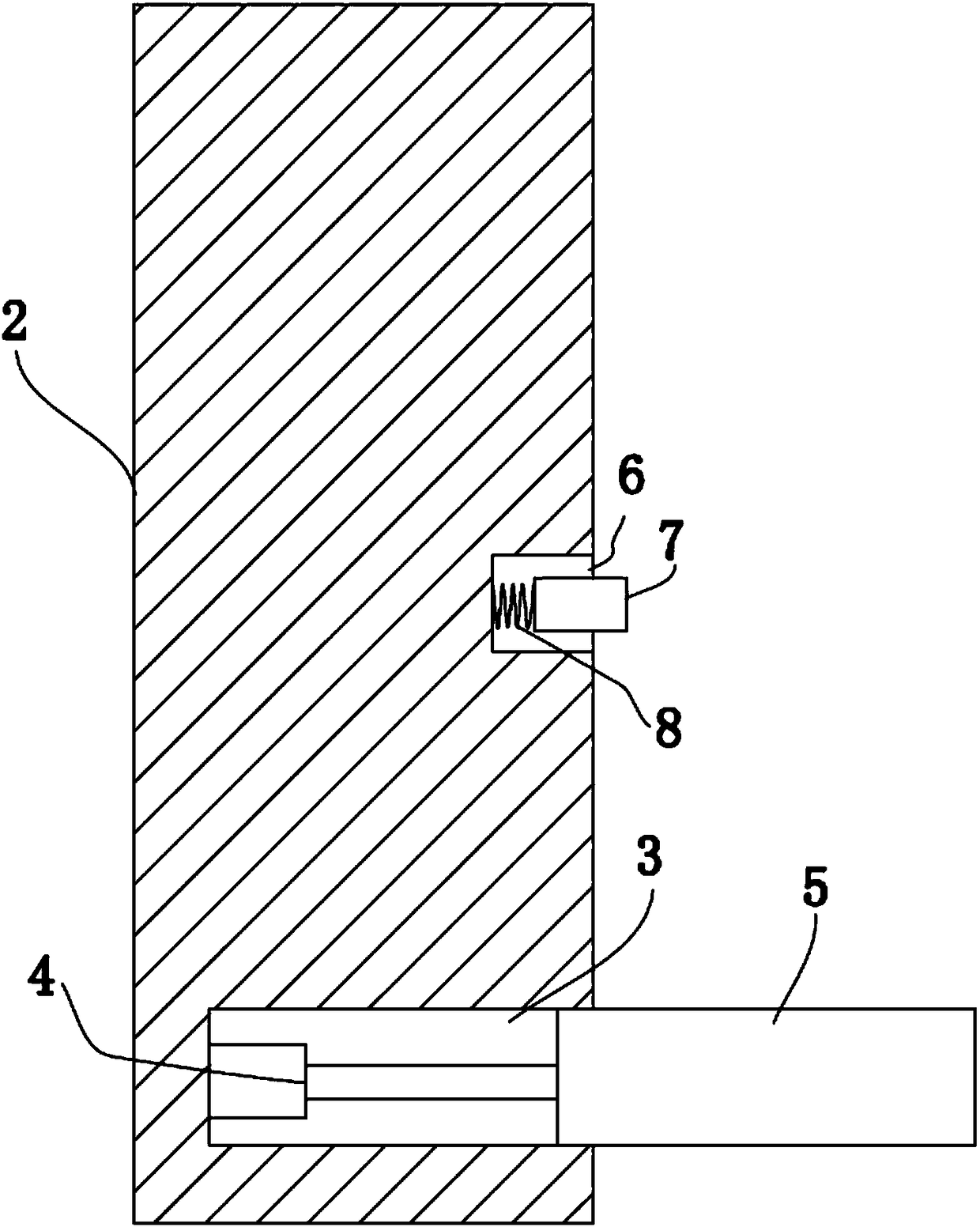 Extrusion-prevention clamp used for solar battery cell edge etching