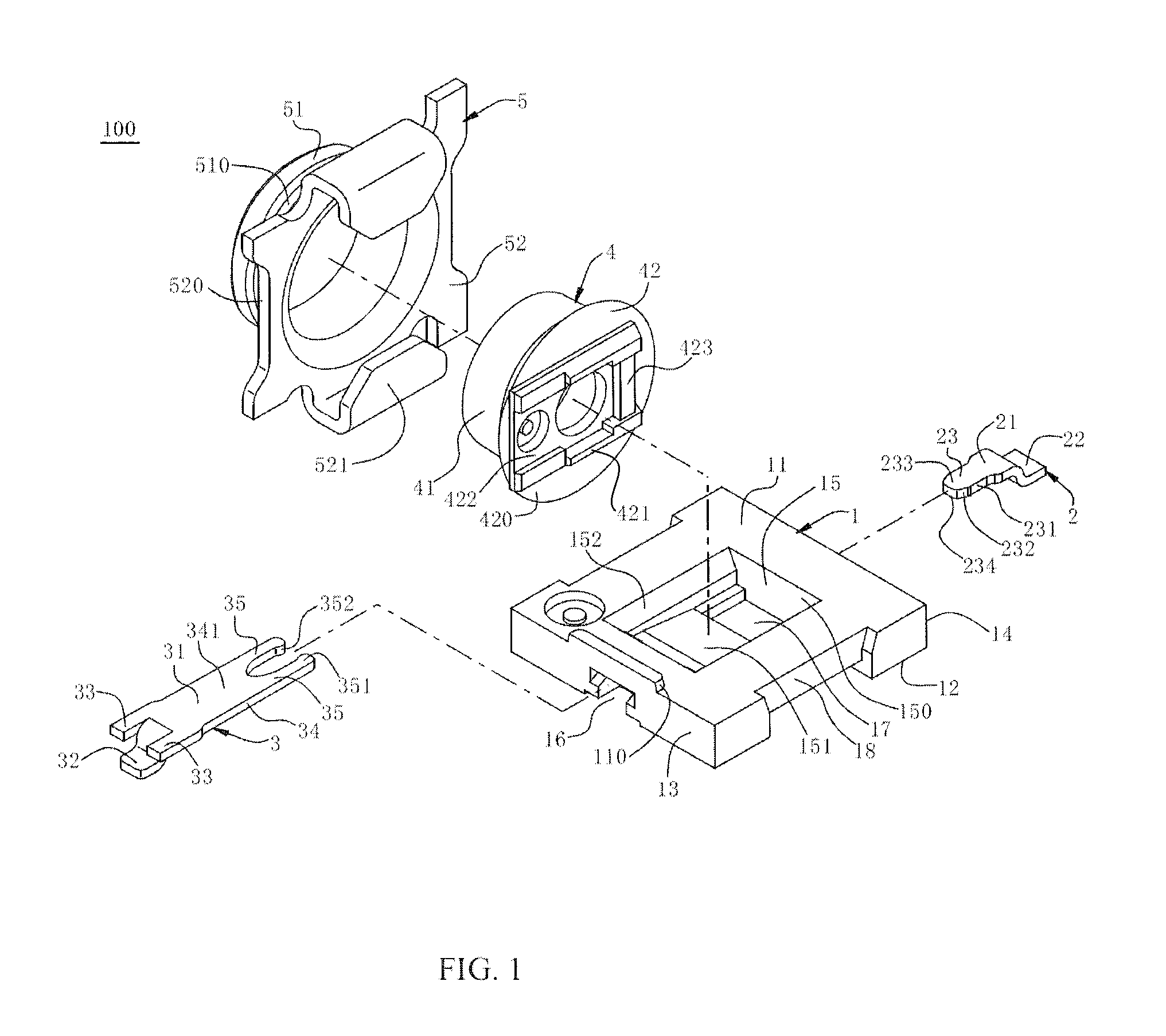 Coaxial connector and method for providing normal force in electrical connector