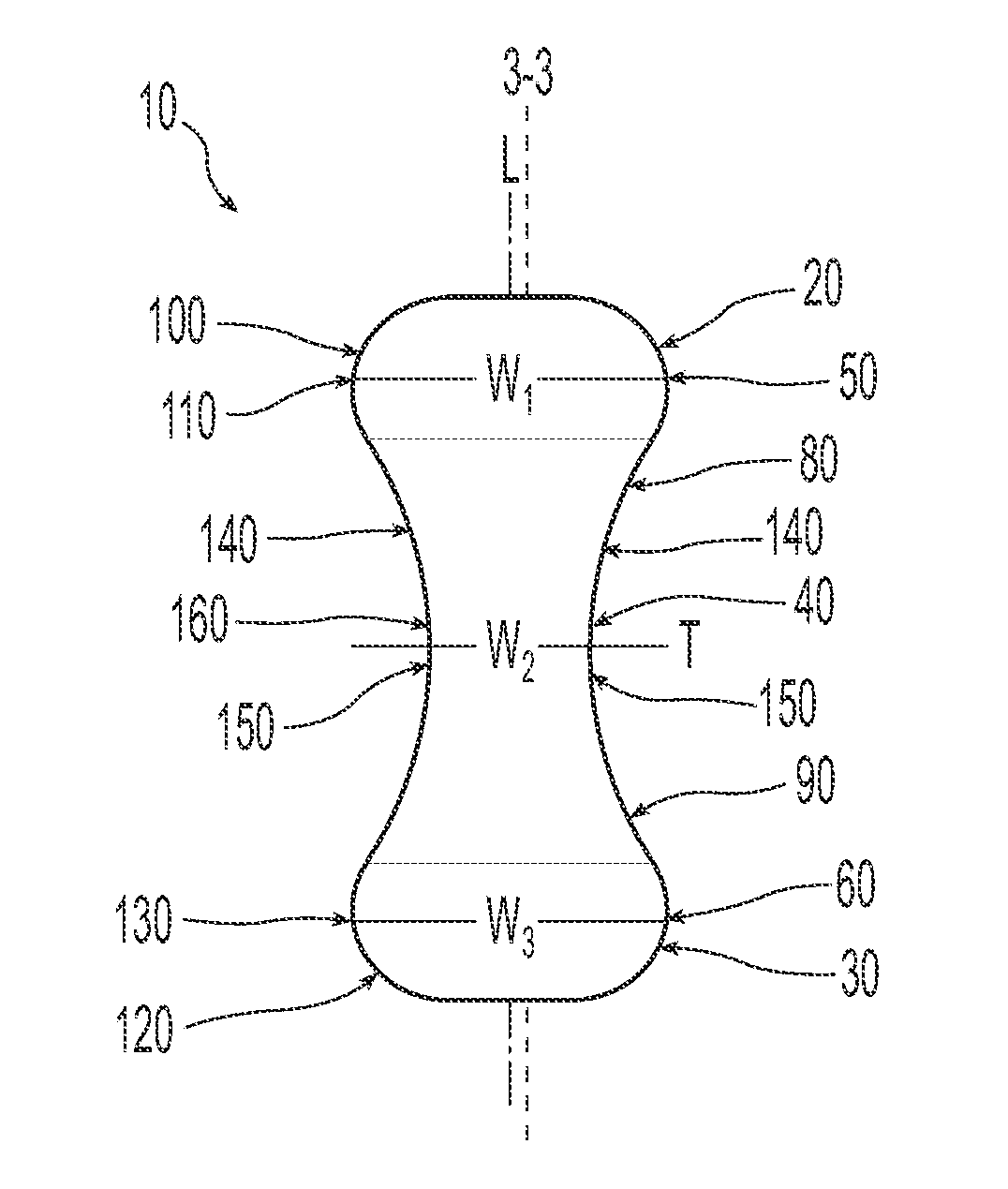 Pessary device with longitudinal flexibility