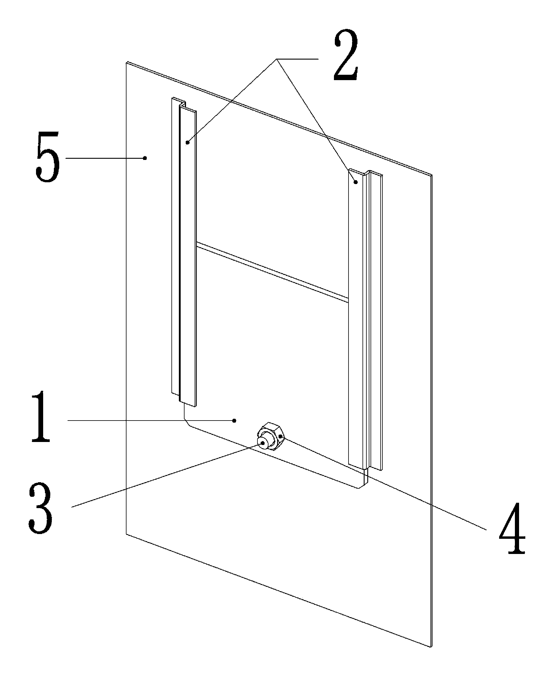 Power supply operation door sheet