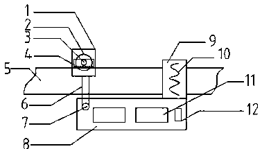 Cable deicing device