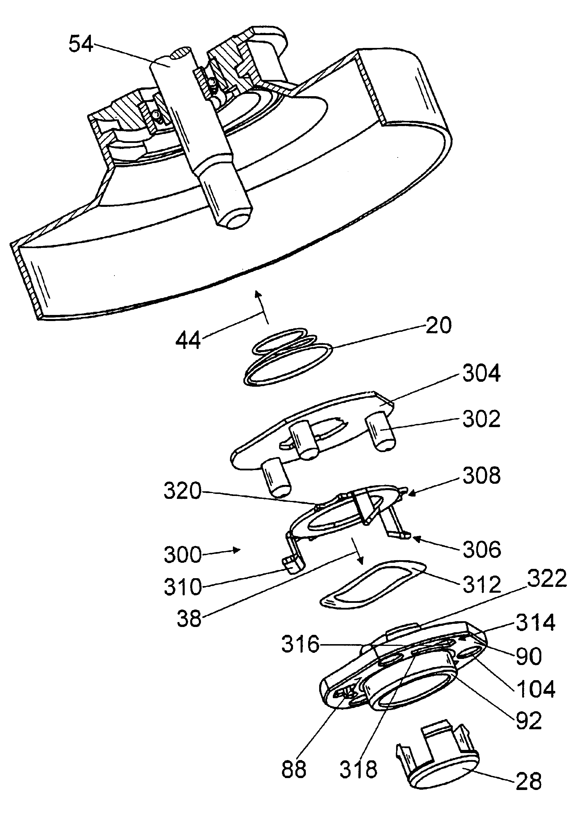 Receptacle for grinder tools