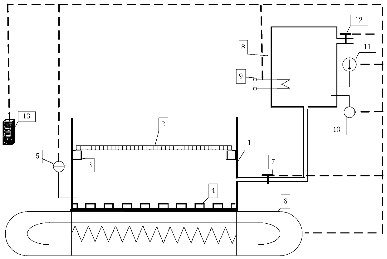 Electric heating pool for generating bubbles with fixed sizes