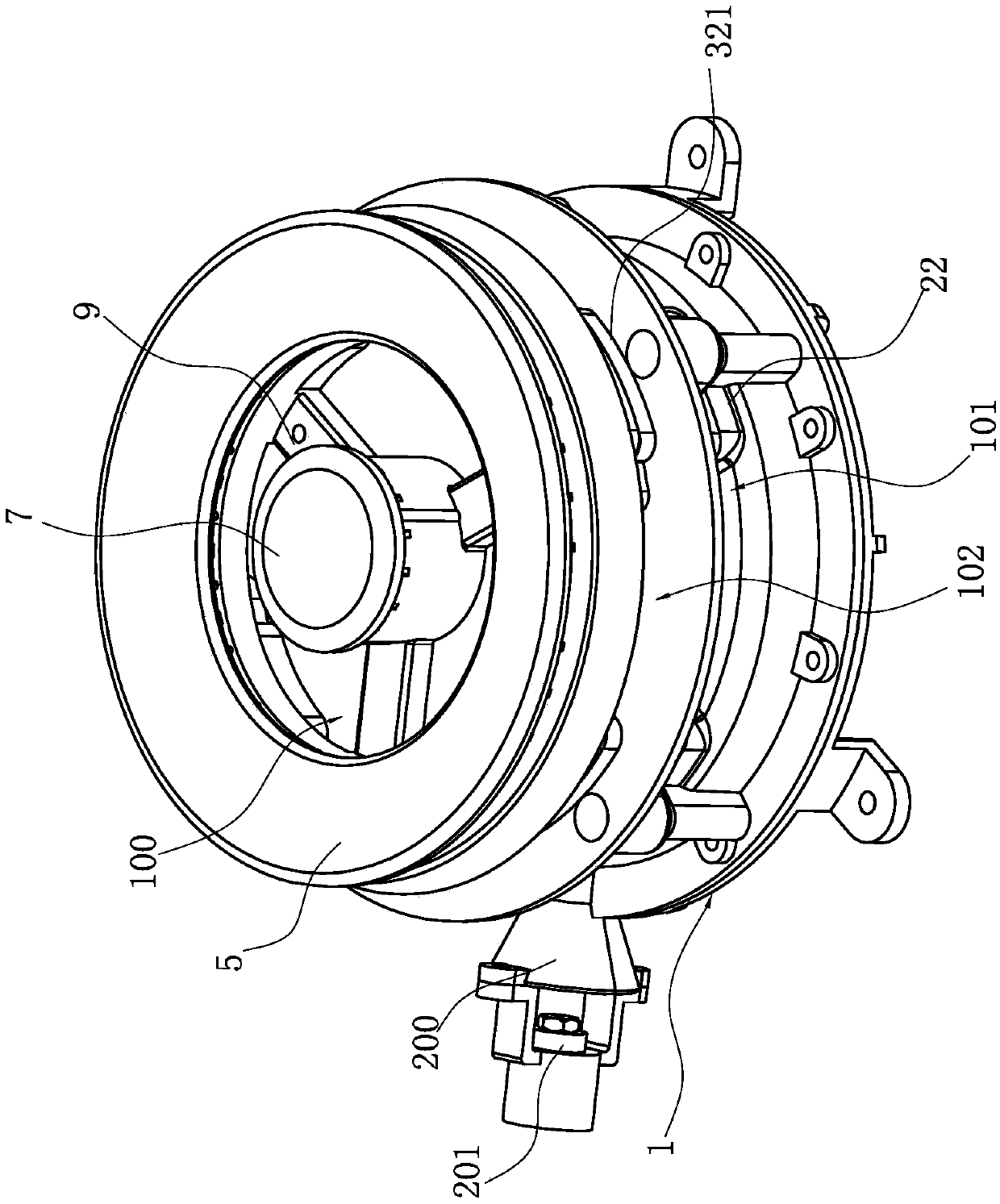 Combustor used for gas stove