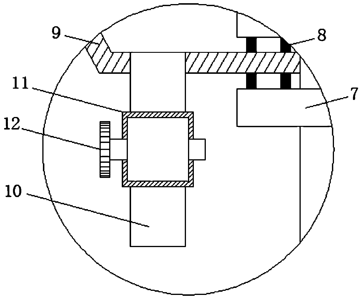 Instrument surface dust removal device based on centrifugal separation principle