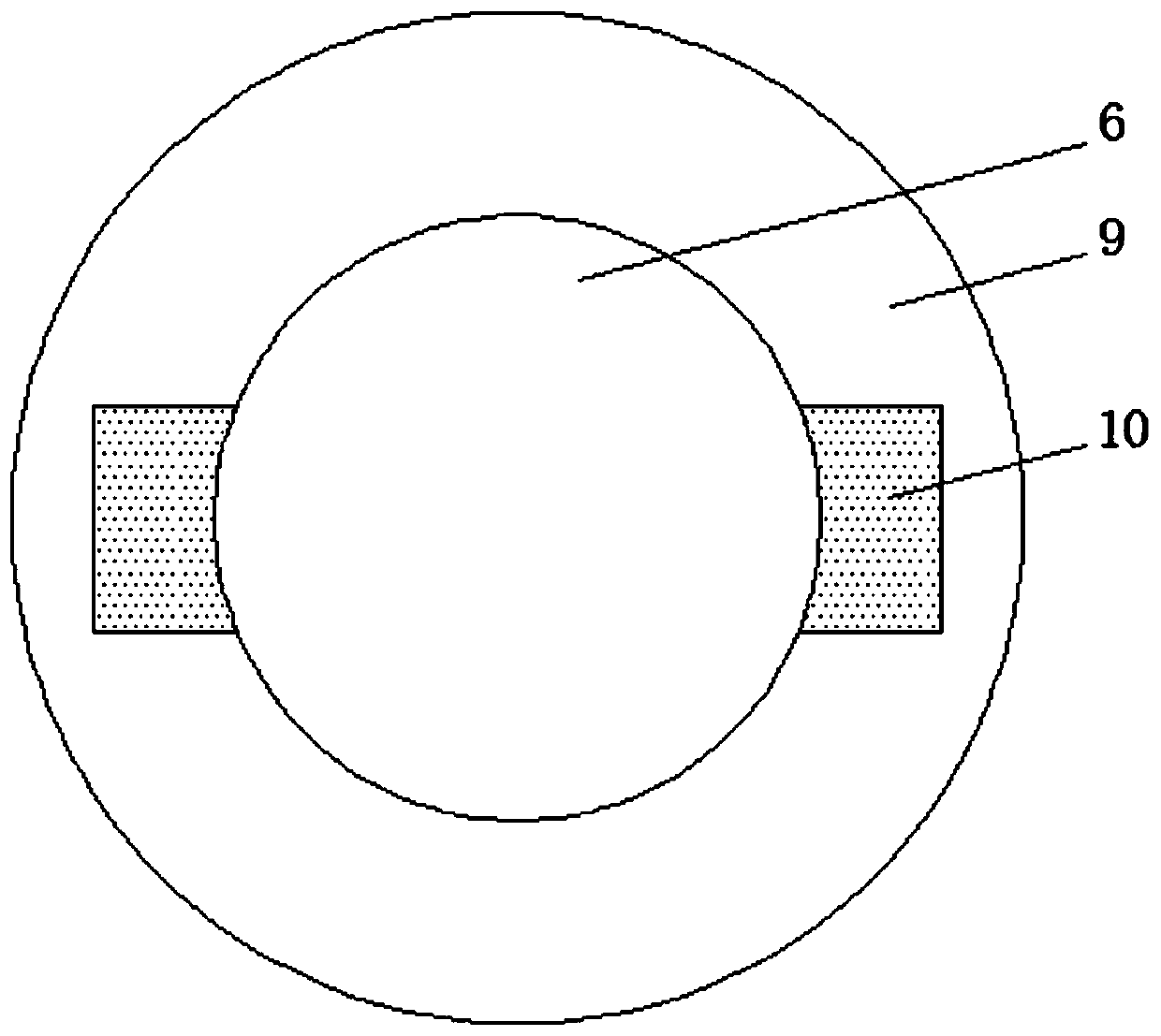 Instrument surface dust removal device based on centrifugal separation principle