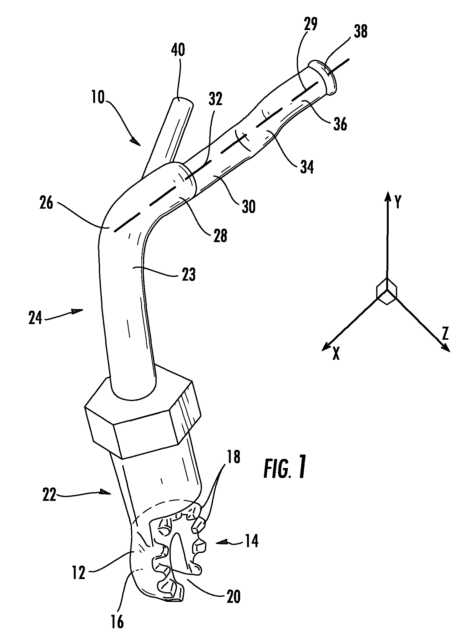 Pole-mounted hook device for electric utility applications